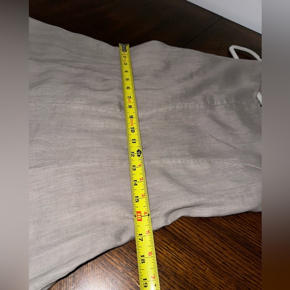 Piazza Del Tempio Italy 100% Linen Sleeveless Raw Hem Dress size S - Picture 5 of 10